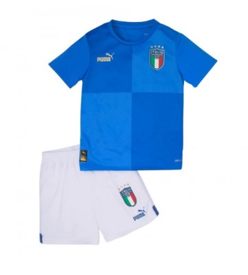 Italien Hjemmebanesæt Børn 2022 Kort ærmer (+ korte bukser)